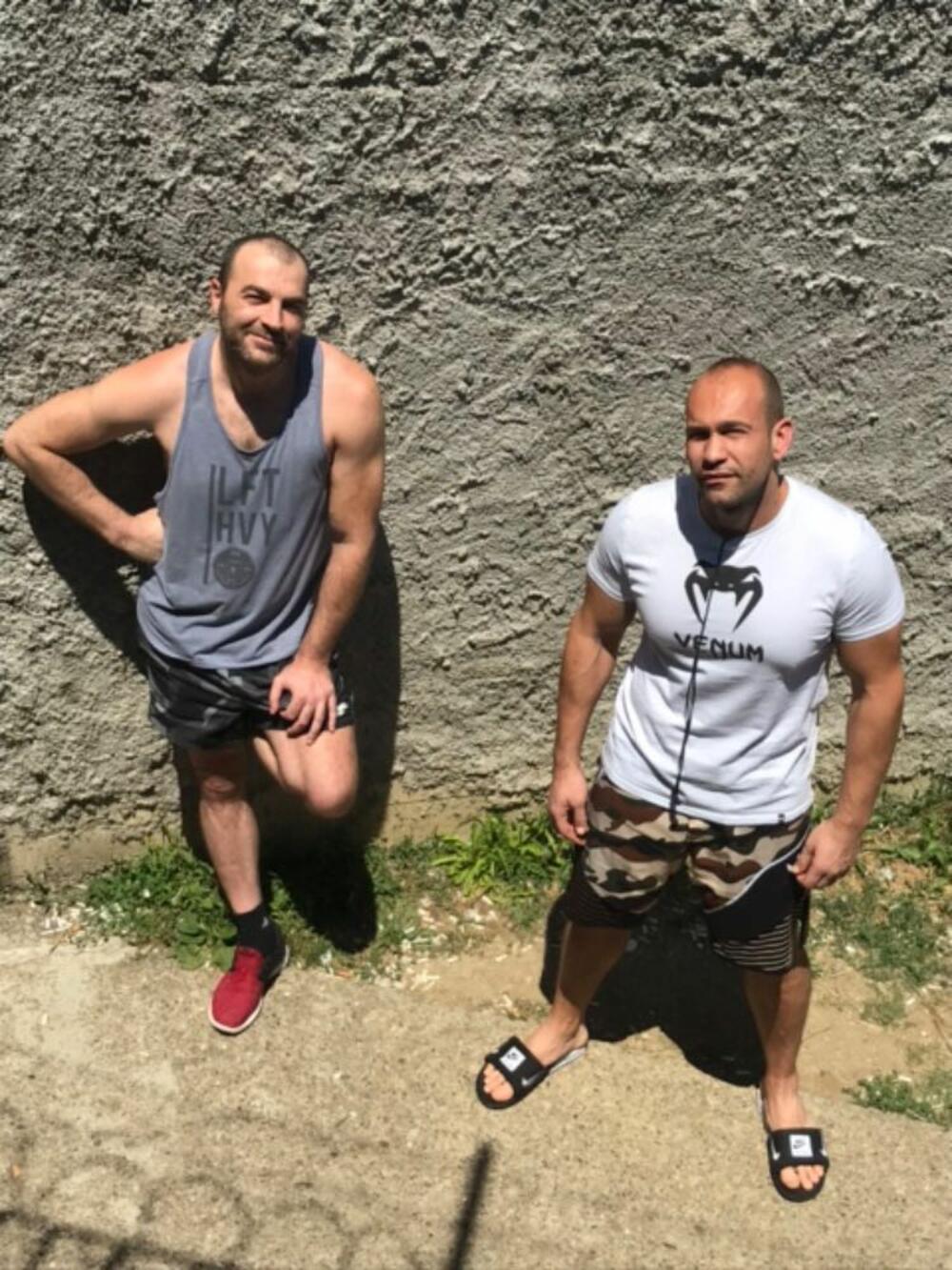 Milošević (desno) iza spuških bedema