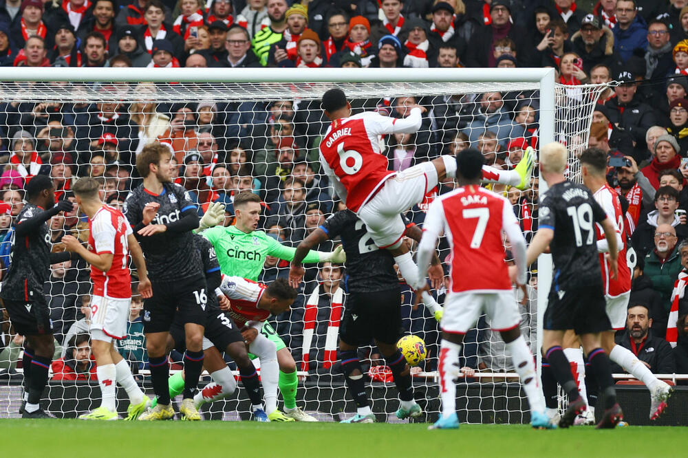 Gabrijel postiže prvi gol na utakmici, Foto: Reuters