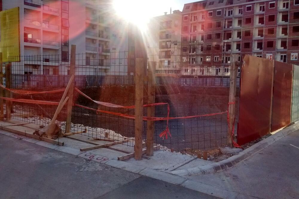 Temeljna jama na UP 82 DUP-a “Zabjelo - Ljubović”, izmjene i dopune, ljeto 2020. godine, Foto: B. Vukićević