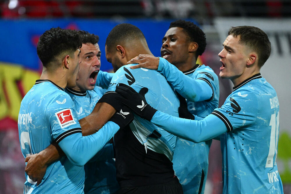 Slavlje fudbalera Bajer Leverkuzena, Foto: Reuters