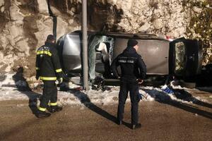 Accident in Cetinje, one person injured