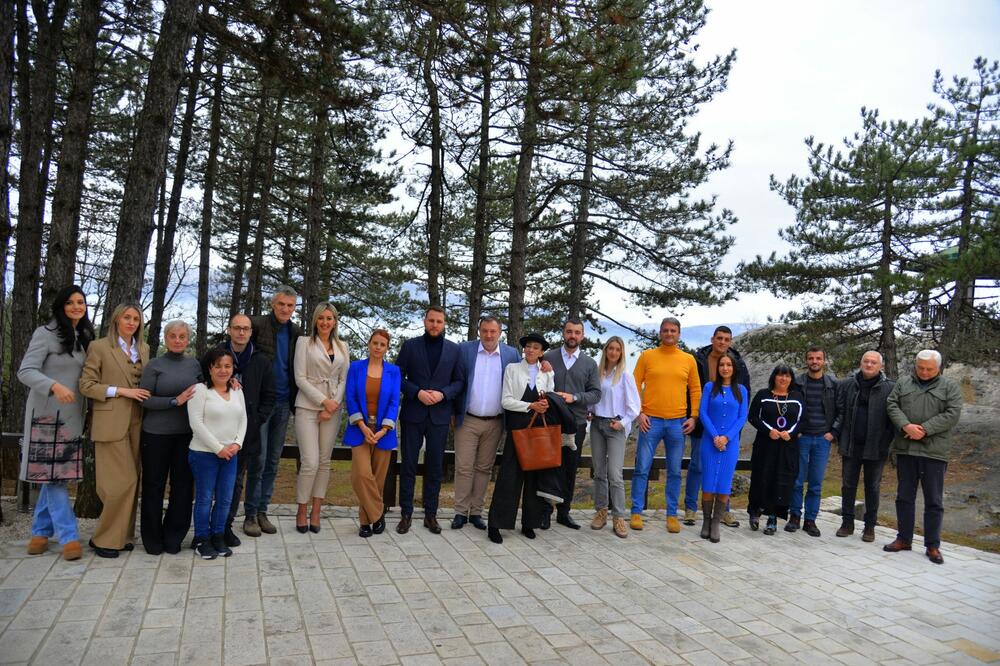 Sa doručka organizovanog za novinare iz Nikšića, Foto: Privatna arhiva