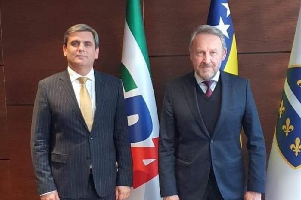 Sa radne posjete: Ibrahimović i Izetbegović, Foto: Bošnjačka stranka