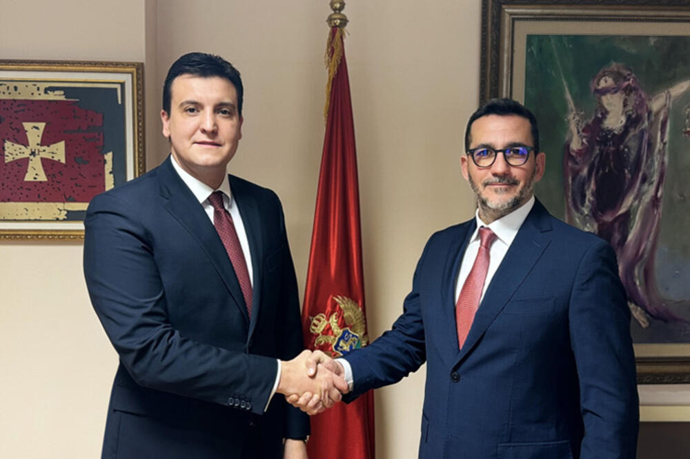 Milović i Sanatnder, Foto: Ministarstvo pravde