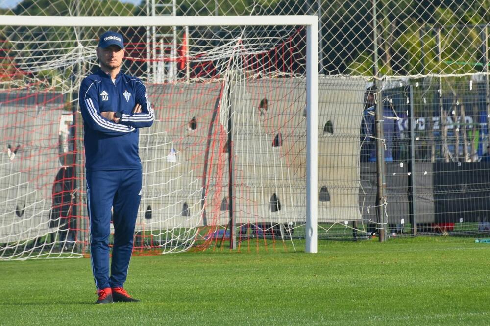 Delibašić na treningu "plavih" u Antaliji, Foto: FK Budućnost