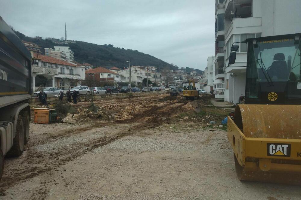 Radovi u Ulcinju, Foto: Samir Adrović