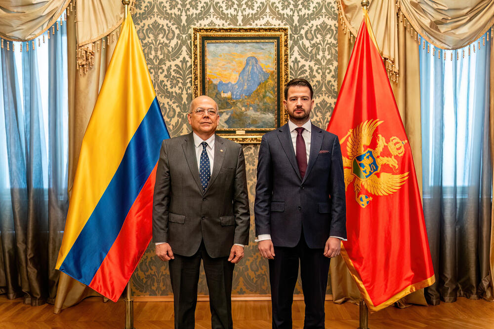 Ambasador Kolumbije i predsjedik Crne Gore