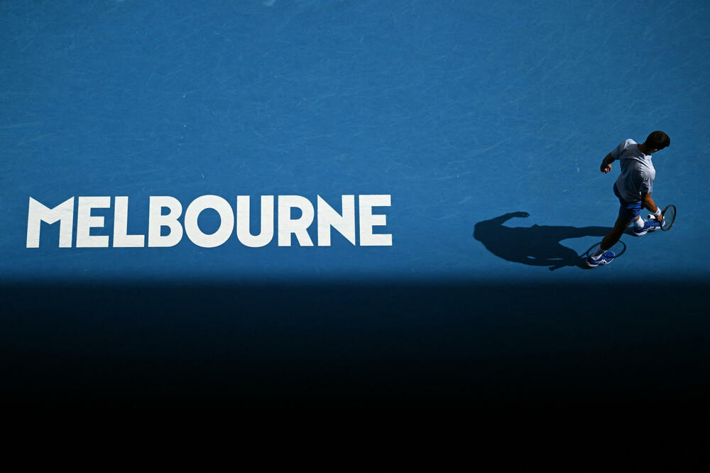 Đoković tokom meča sa Sinerom, Foto: Reuters