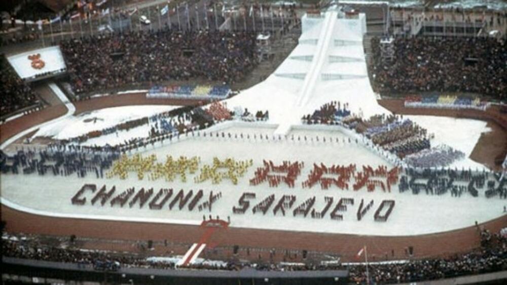 Opening of the Winter Olympic Games in Sarajevo