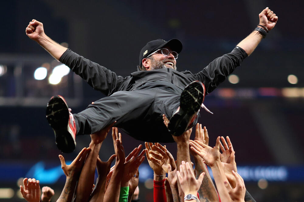 Klop nakon osvajanja Lige šampiona 2019., Foto: Shutterstock
