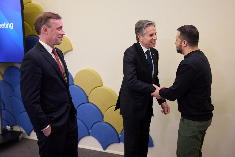 redsjednik Ukrajine sa američkim šefom diplomatije u Davosu