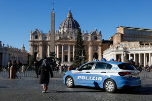 A man with a knife was arrested near St. Peter's Square in the Vatican