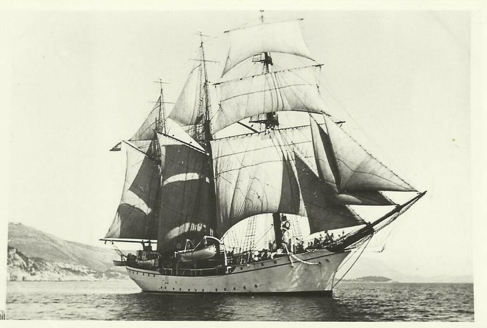 Jedrenjak u plovidbi 1934.