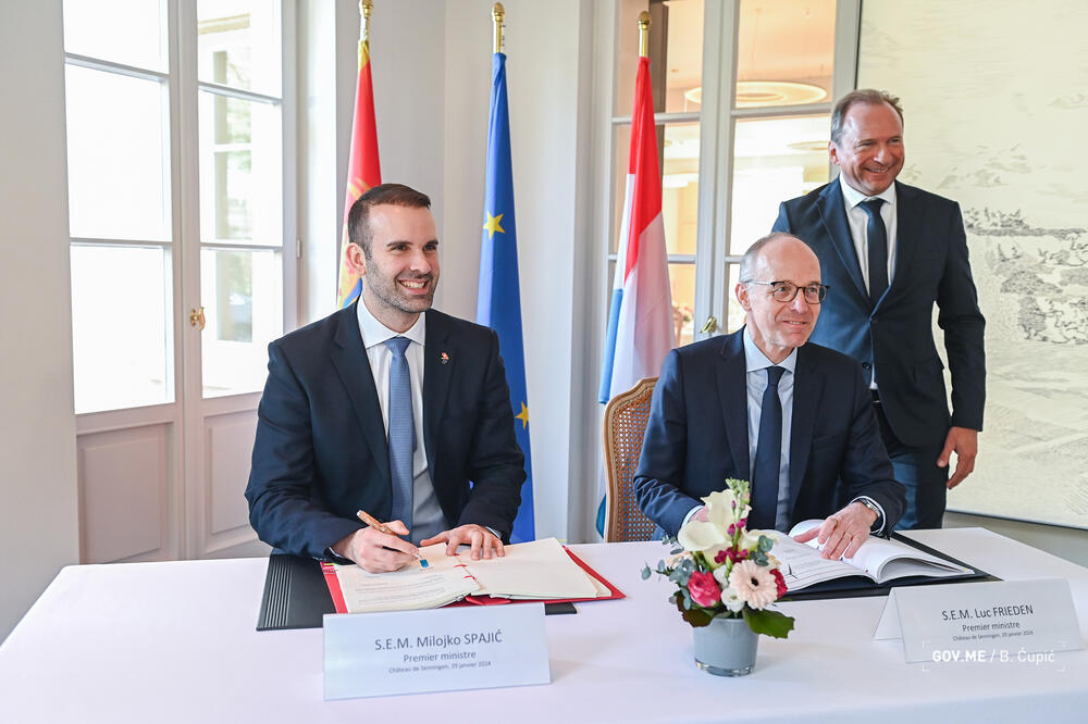 Spajić i Friden, Foto: Vlada Crne Gore