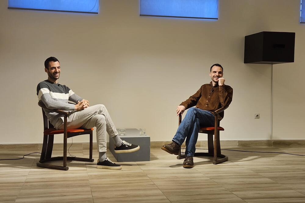 Upriličen i razgovor sa umjetnikom, Foto: galerija vitomir srbljanović