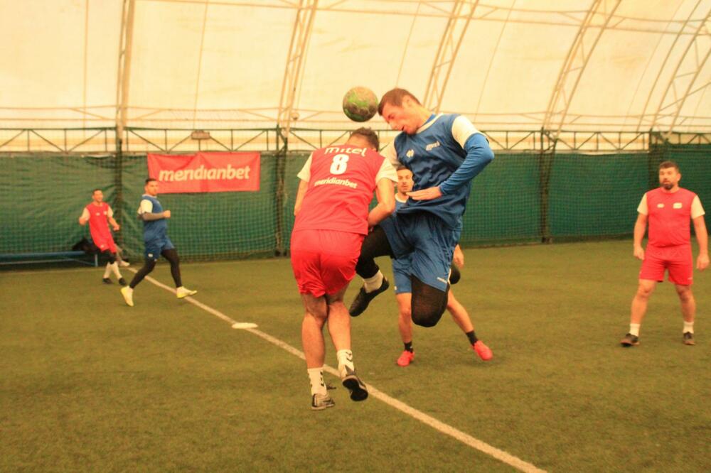 Sa meča Ersta banka - Mtel, Foto: Meridianbet Biznis liga