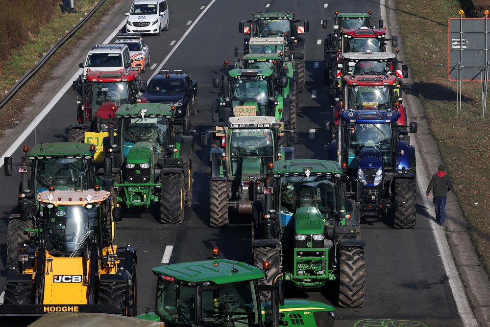 Belgija protest poljoprivrednika