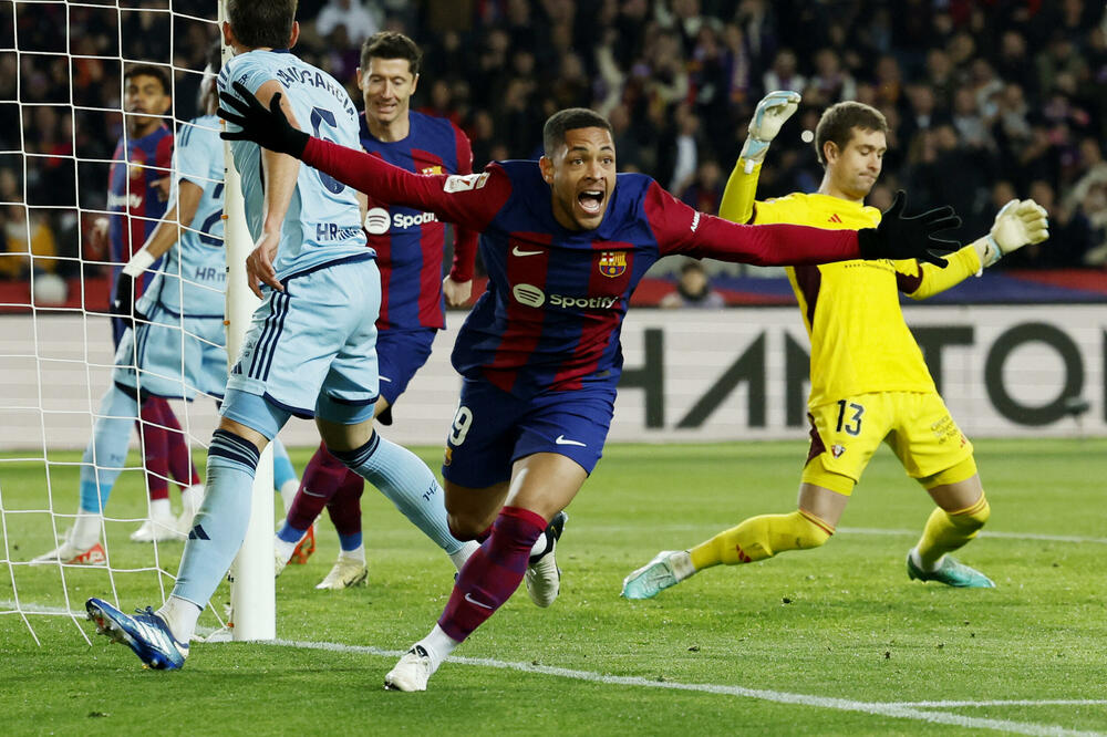 Roke je prvim golom u Španiji donio tri boda Barsi, Foto: REUTERS