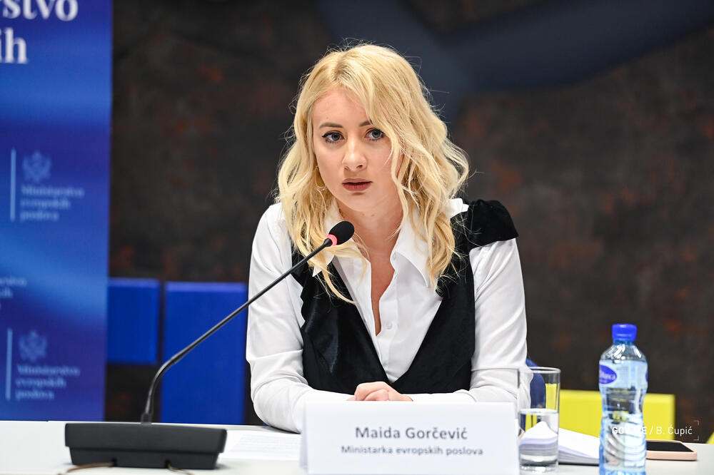 “Treba da osnažimo institucije na prvoj liniji borbe protiv kriminala i korupcije”: Maida Gorčević, Foto: gov.me