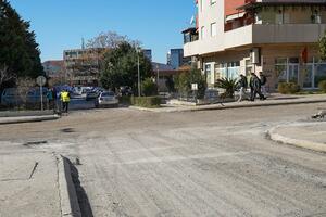 Sanacija oštećenja na dijelu ulice Rista Lekića u Baru