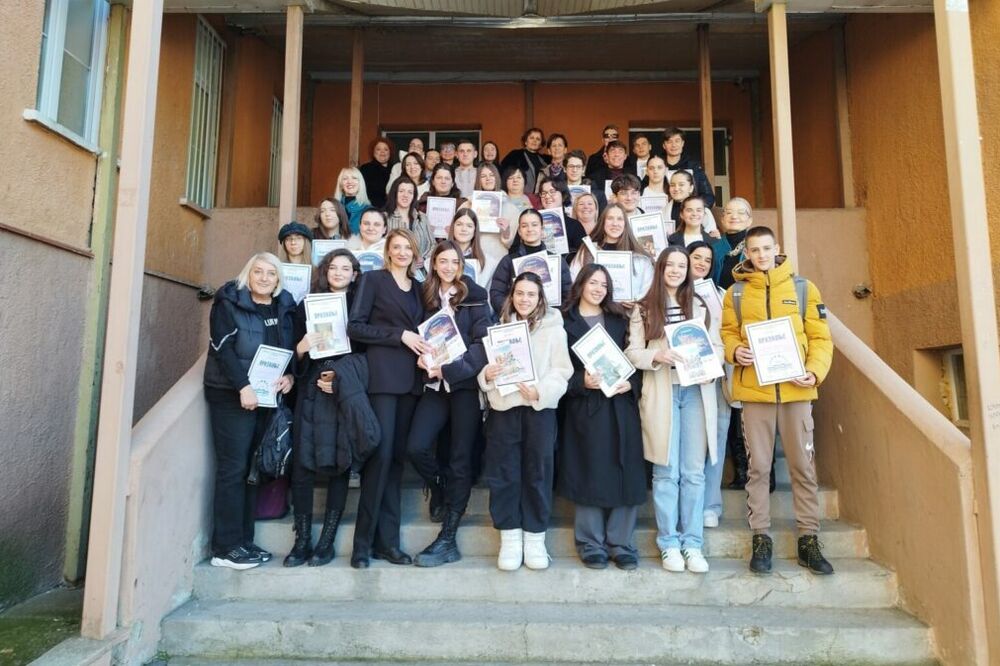 Sa dodjele nagrada, Foto: Gimnazija Tanasije Pejatović