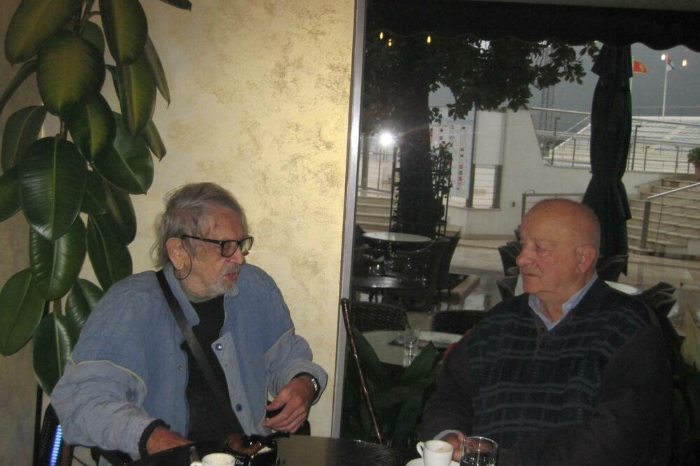 Vojo Stanić sa autorom teksta, Foto: Privatna arhiva
