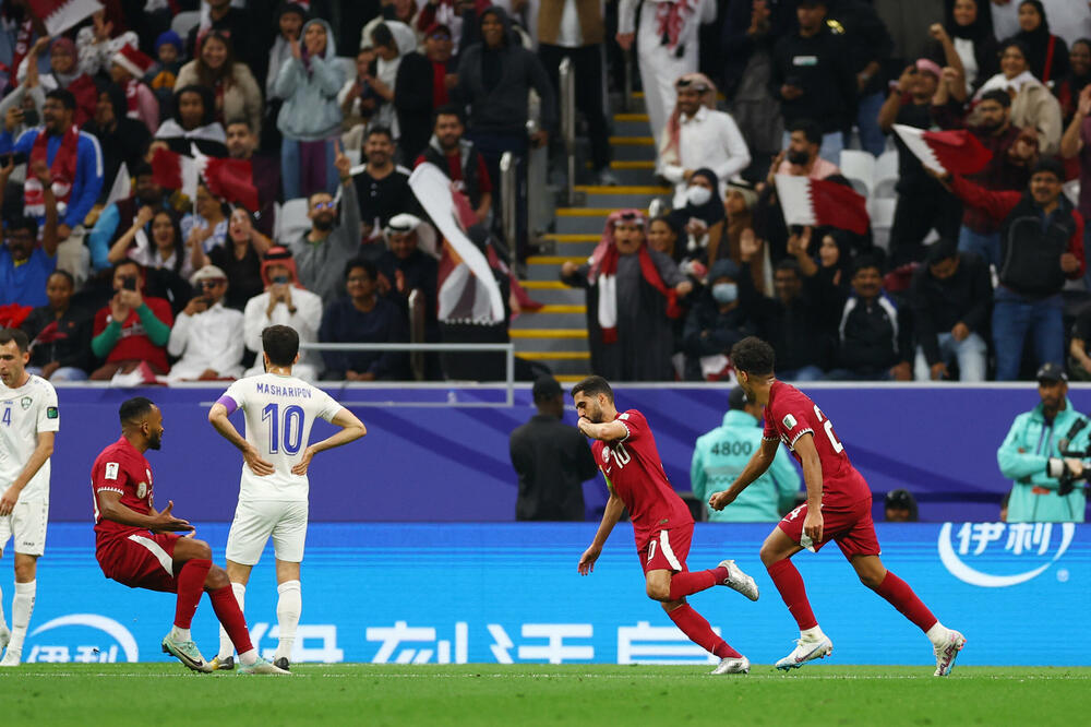 Slavlje fudbalera Katara, Foto: Reuters