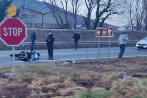 Saobraćajna nezgoda u Zeti: Povrijeđen motociklista