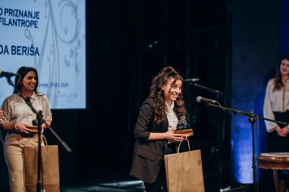 Sa dodjele nagrade Iskra: Merljinda Beriša