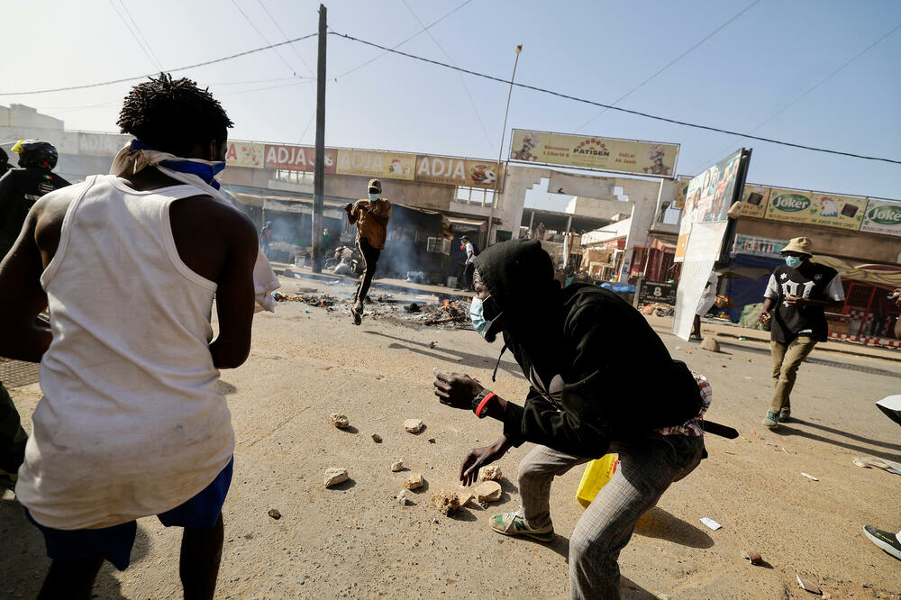 Sa protesta u Dakaru, Foto: Reuters