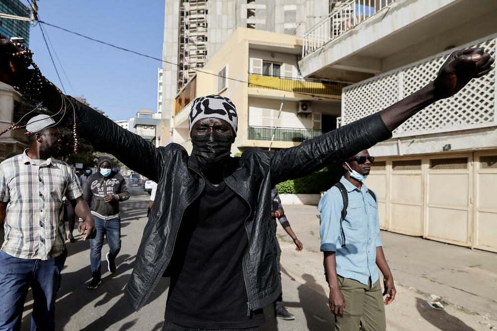 Sa demonstracija u dakaru, Foto: Reuters