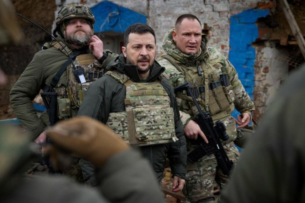 Zelenski obilazi položaje ukrajinske vojske u regionu Zaporožja, Foto: UKRAINIAN PRESIDENTIAL PRESS SERVICE/EPA