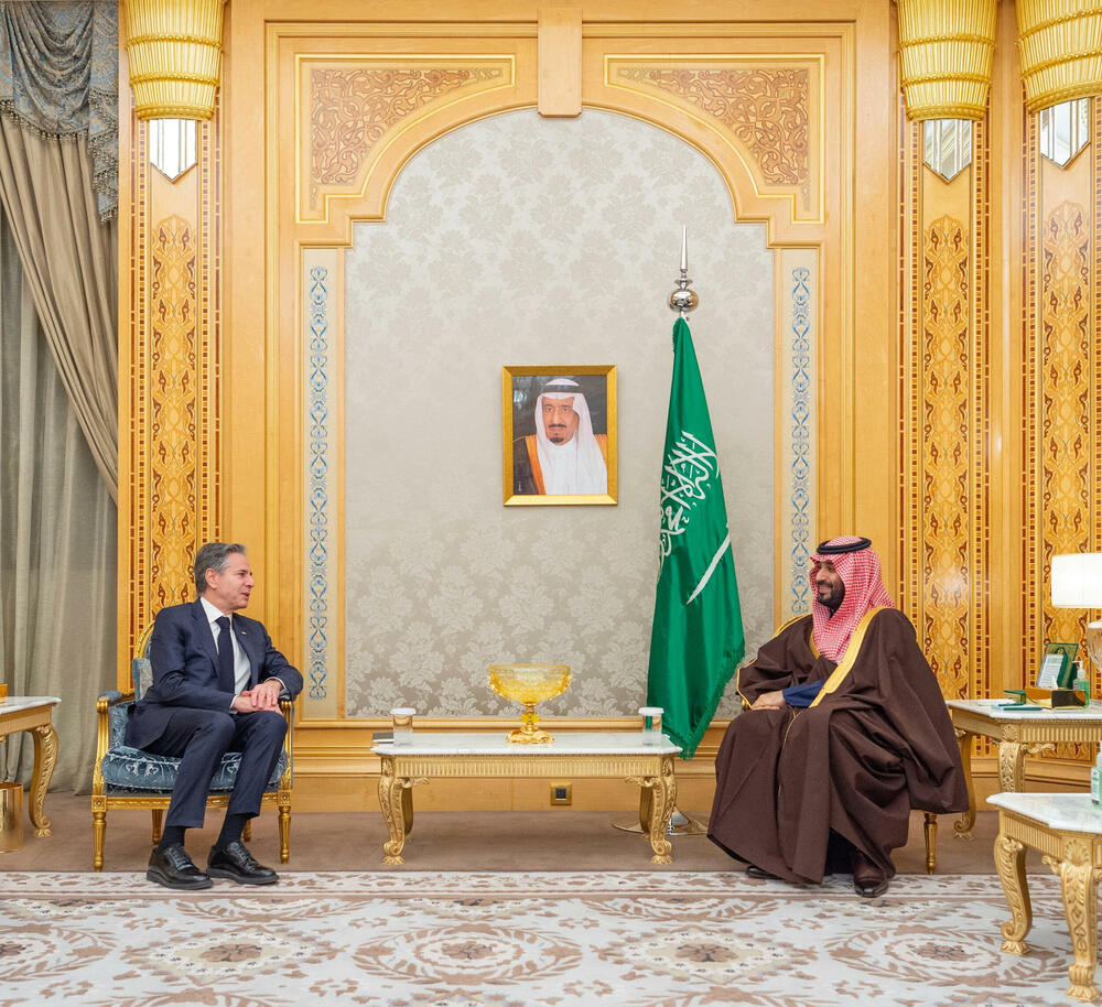 Blinken sa saudijskim princom prestolonasljednikom Muhamedom bin Salmanom
