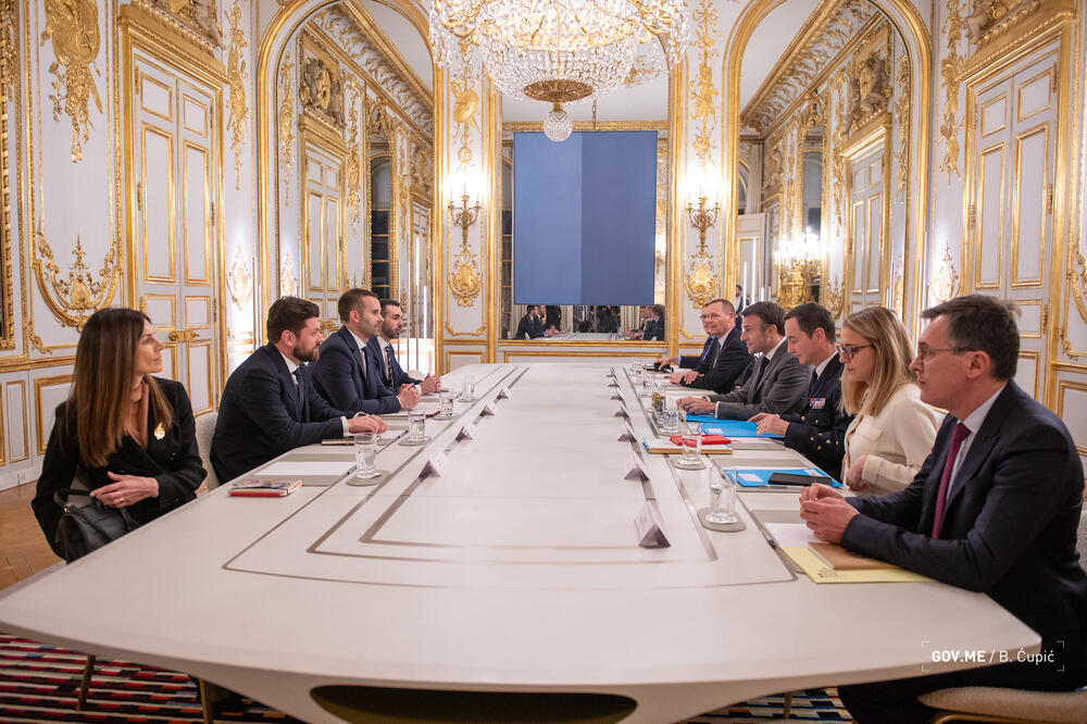 Milojko Spajić i Emanuel Makron