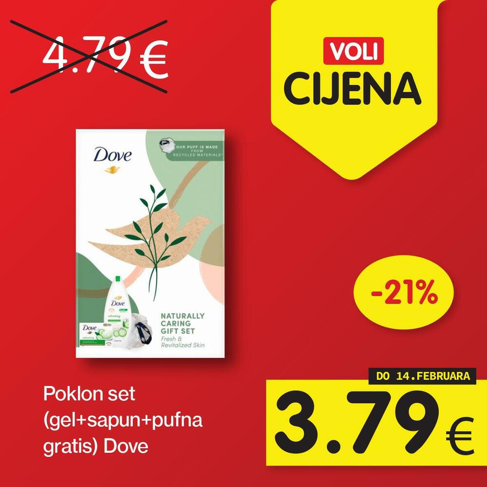 <p>Potražite proizvode sa specijalnom oznakom Voli cijena, i uštedite vaš kućni budžet.</p>