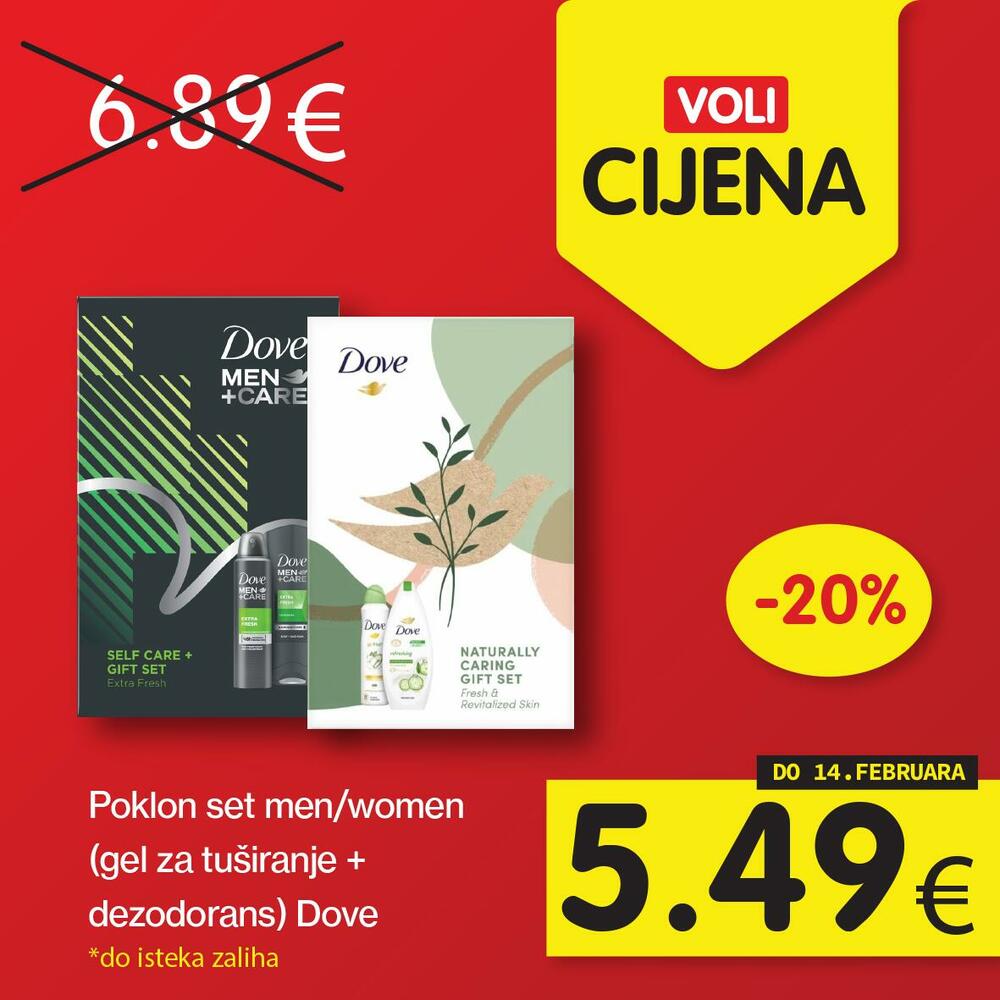 <p>Potražite proizvode sa specijalnom oznakom Voli cijena, i uštedite vaš kućni budžet.</p>