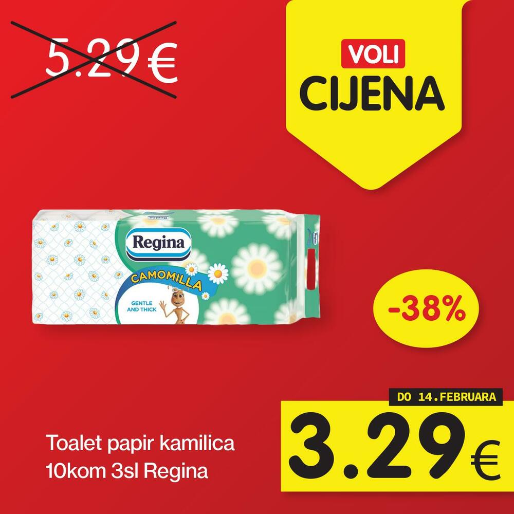 <p>Potražite proizvode sa specijalnom oznakom Voli cijena, i uštedite vaš kućni budžet.</p>