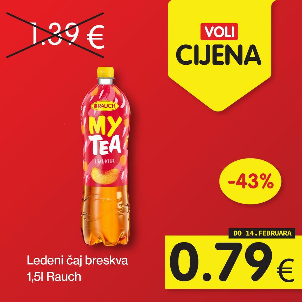 <p>Potražite proizvode sa specijalnom oznakom Voli cijena, i uštedite vaš kućni budžet.</p>