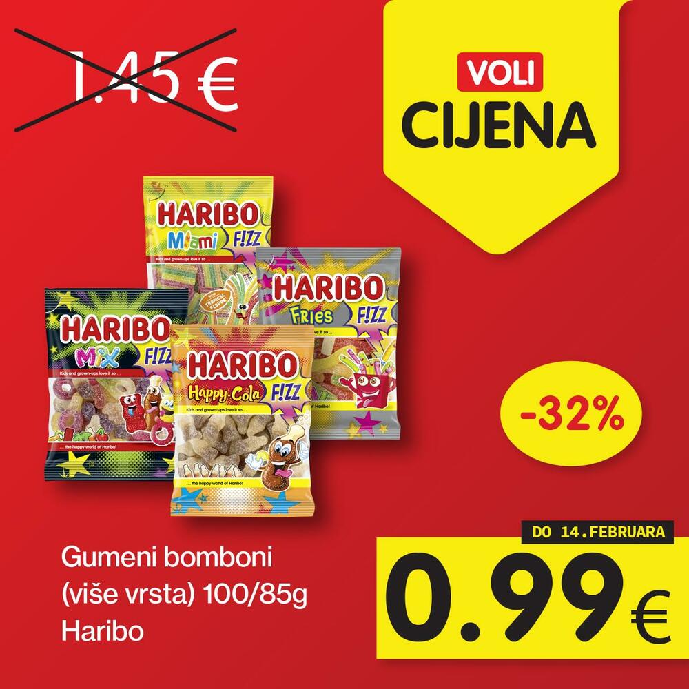 <p>Potražite proizvode sa specijalnom oznakom Voli cijena, i uštedite vaš kućni budžet.</p>