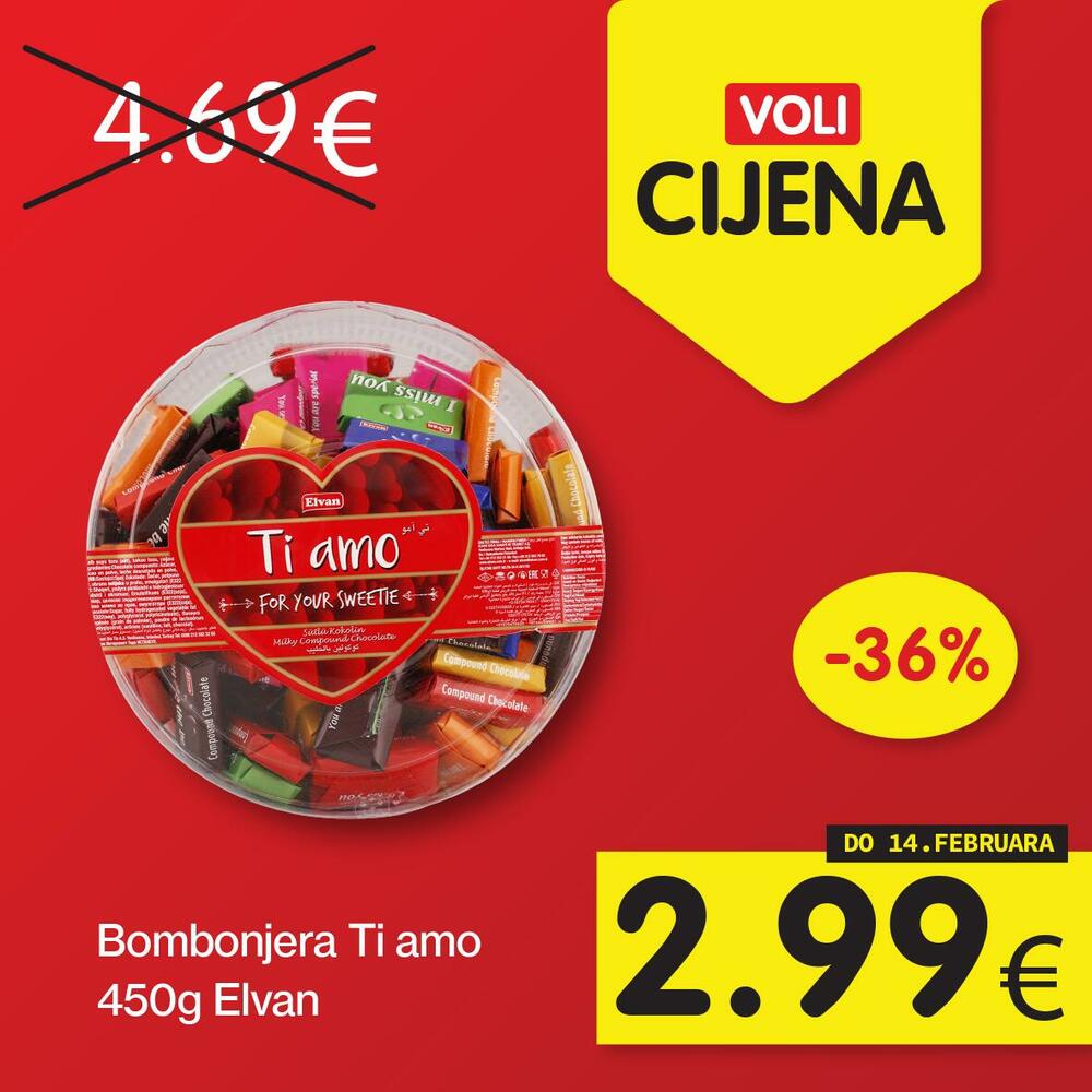 <p>Potražite proizvode sa specijalnom oznakom Voli cijena, i uštedite vaš kućni budžet.</p>