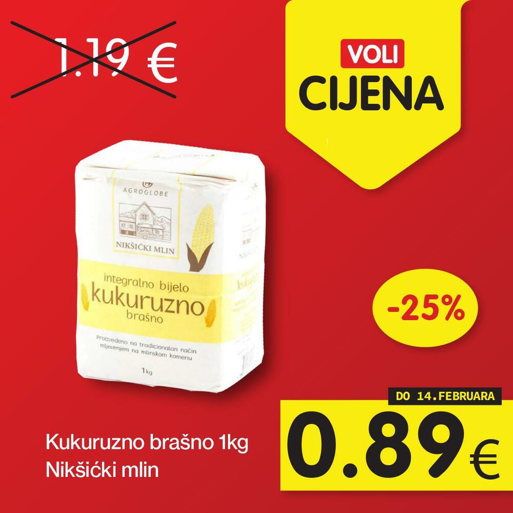 <p>Potražite proizvode sa specijalnom oznakom Voli cijena, i uštedite vaš kućni budžet.</p>