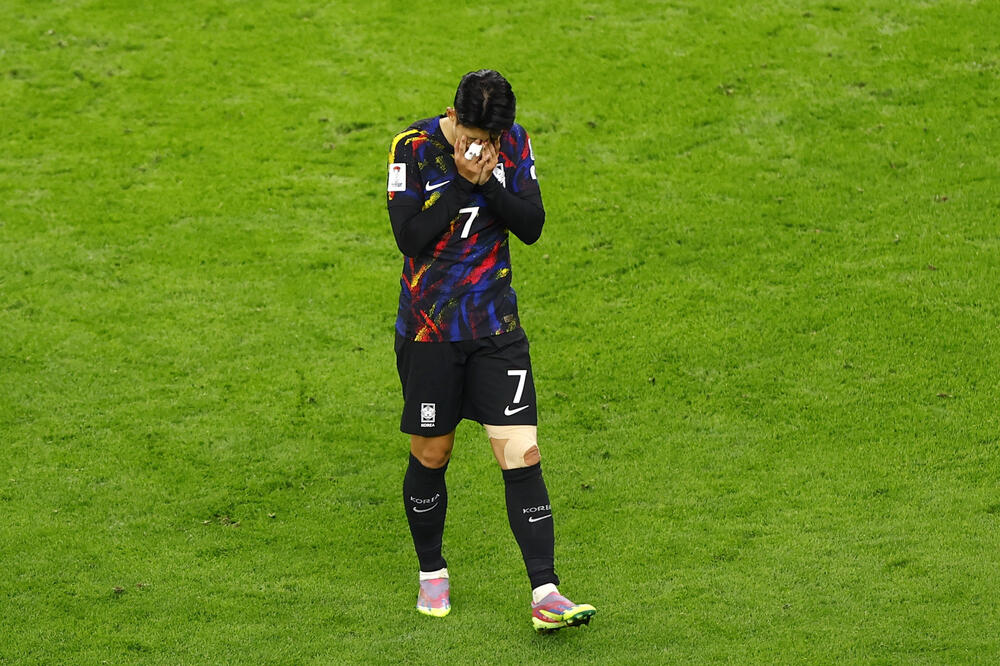 Ne pomaže ni majstor Totenhema: Heung-Min Son nakon eliminacije od Jordana, Foto: Reuters