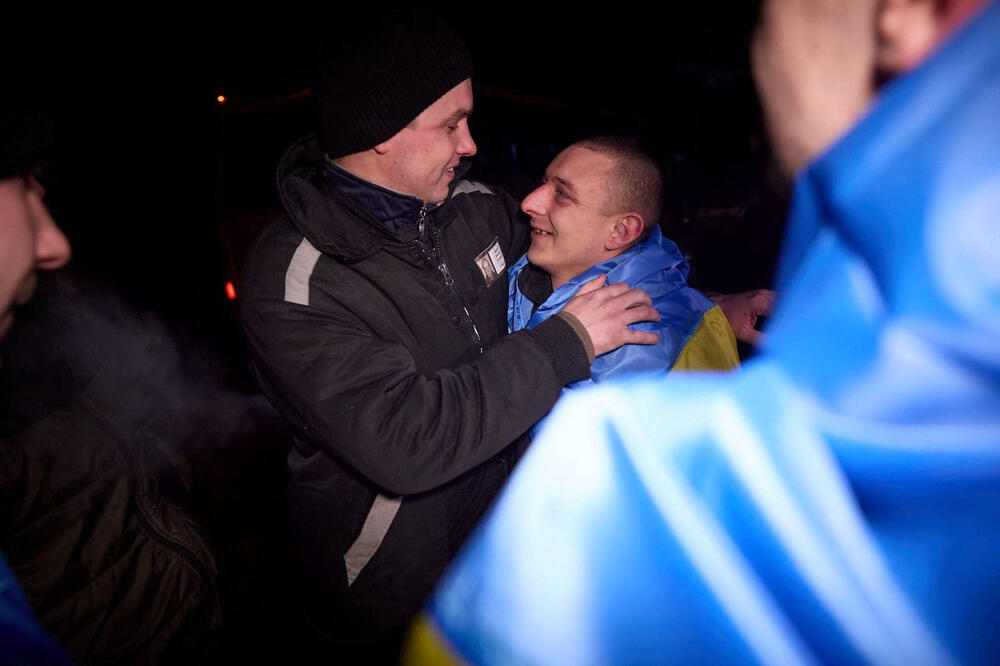 Reakcije ukrajinskih ratnih zarobljenika nakon razmjene, Foto: Reuters
