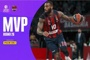 Miller-McInteiter MVP of the 26th round of the Euroleague