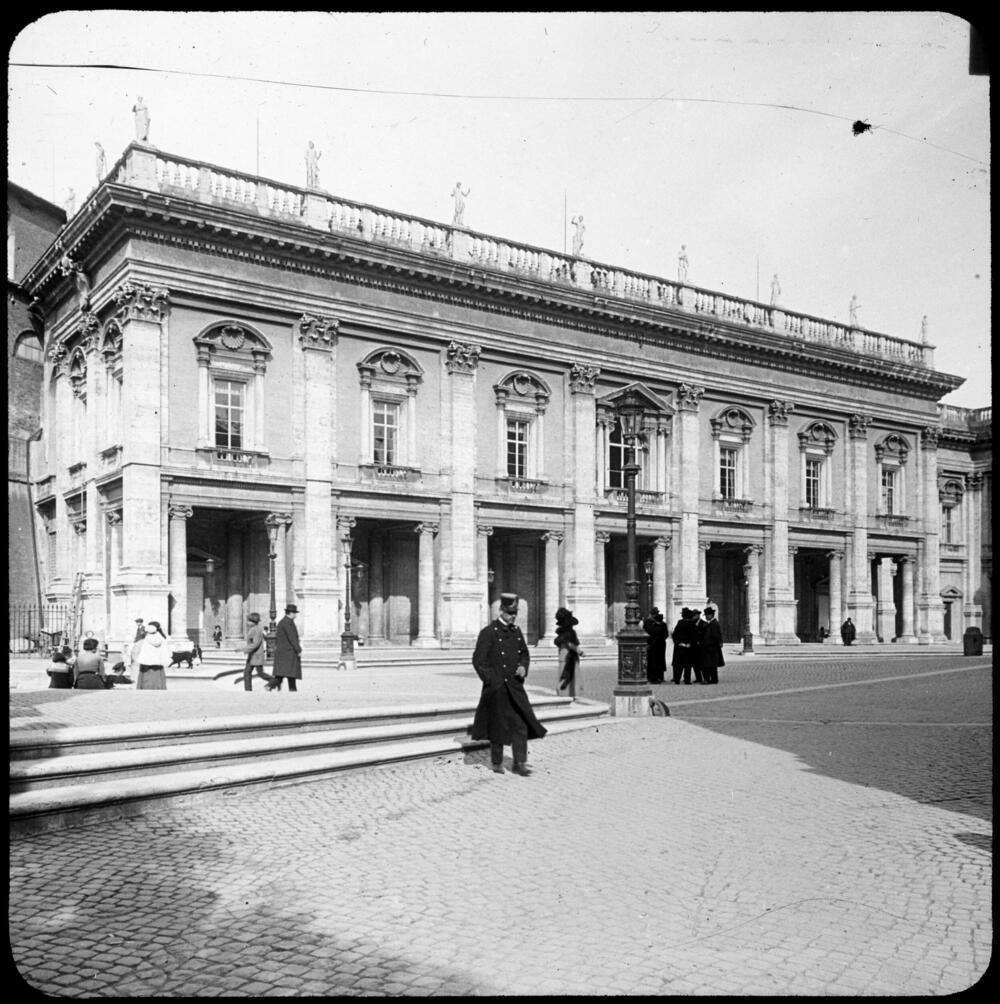 Campidoglio, Palazzo dei Conservatori, 1910.
