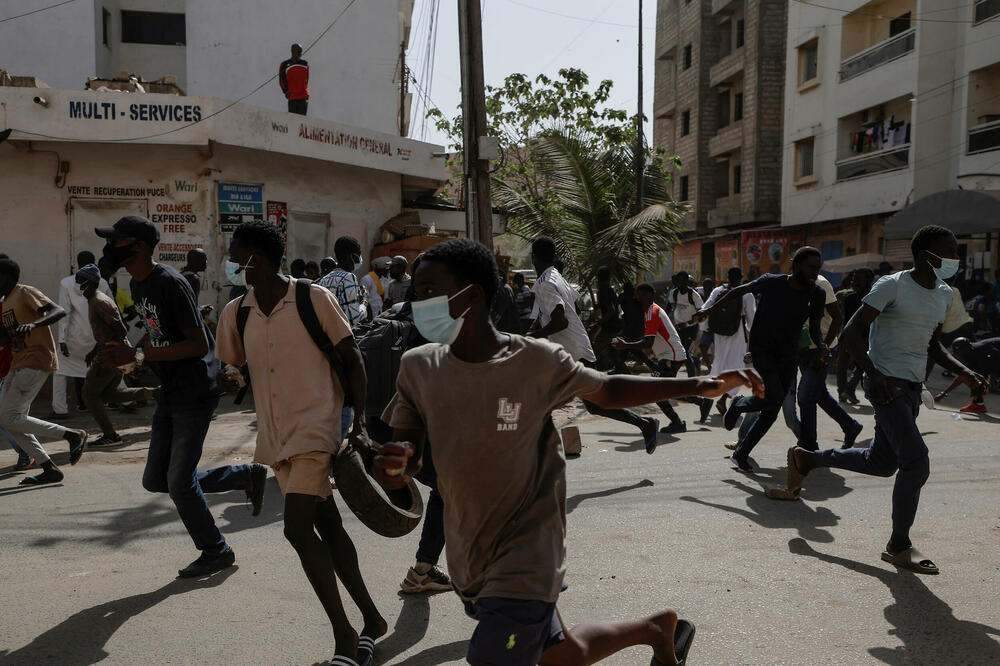 Sa demnostracija u dakaru, glavnom gradu Senegala, Foto: Reuters