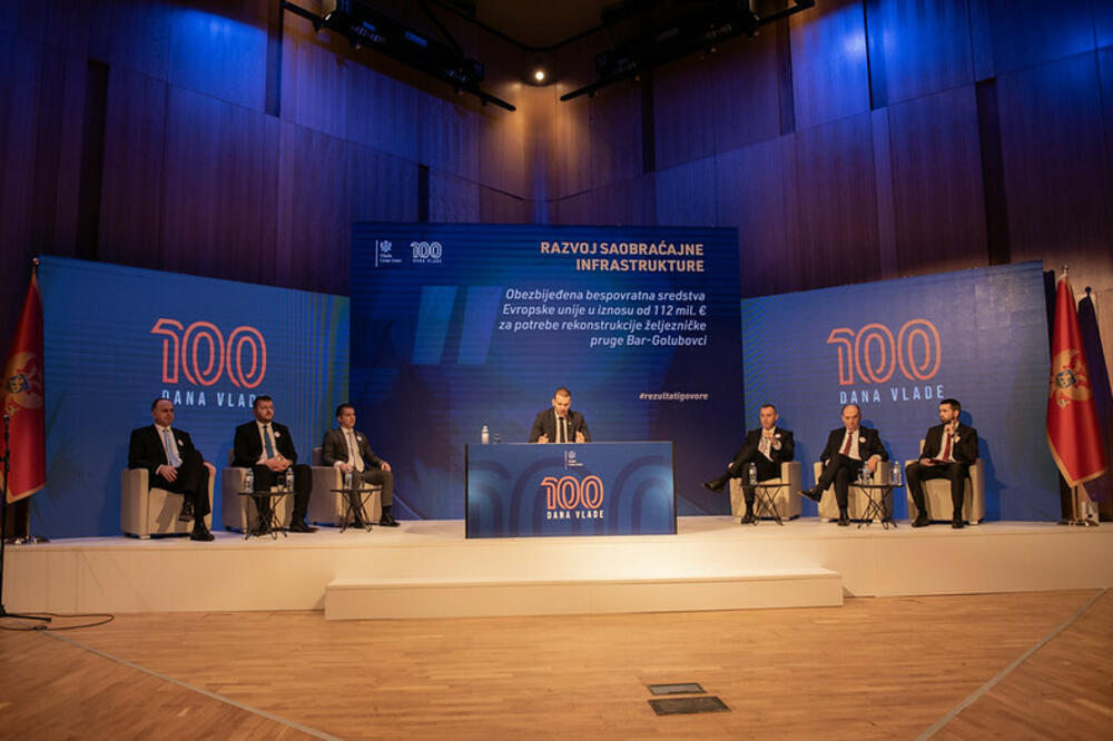 Spajić sa potpredsjednicima povodom 100 dana rada Vlade, Foto: Vlada Crne