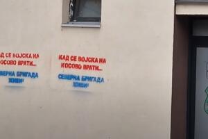 Na sjeveru Kosova osvanuli grafiti "Kad se vojska na Kosovo vrati,...