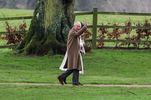 King Charles for the first time in public since the announcement that he has cancer: Attended...