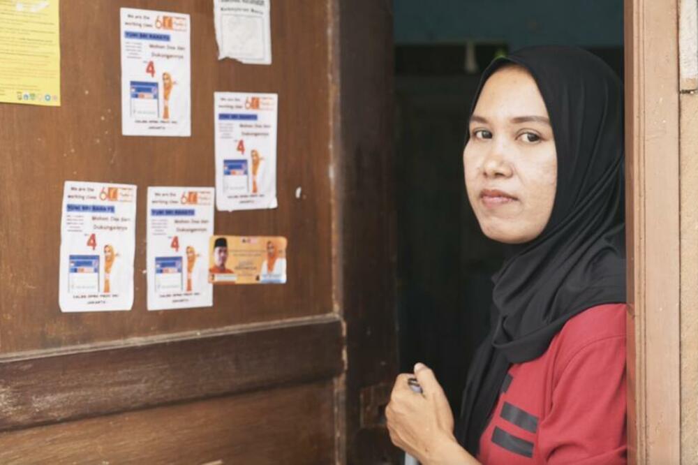 Sri Rahaju, kućna pomoćnica, bori se za jedno od 106 mesta u gradskom odboru Džakarte, Foto: BBC